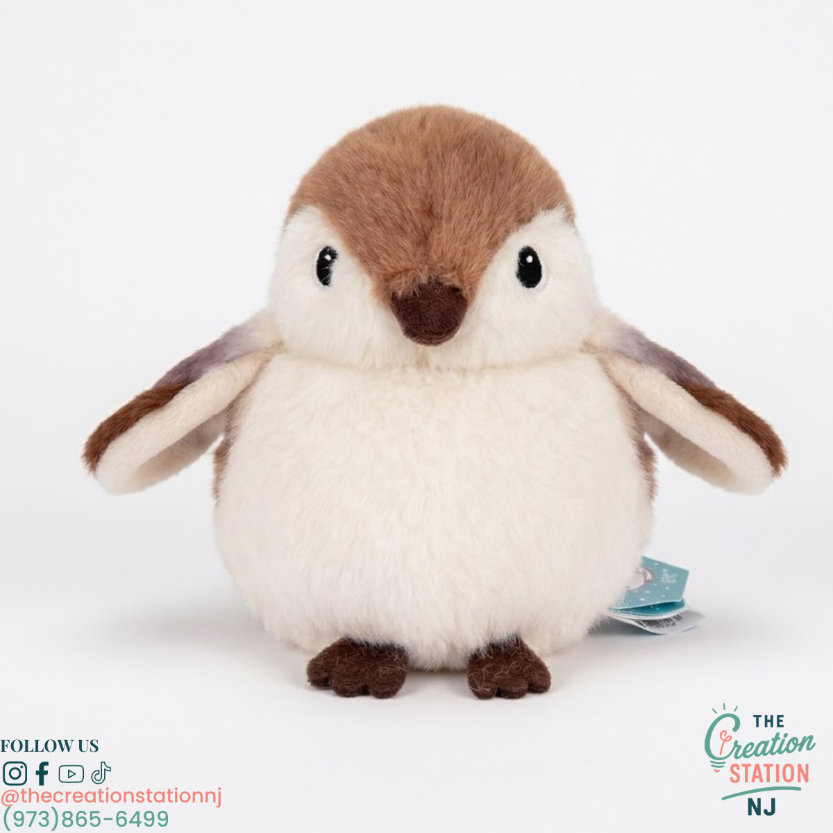 Realistic Sparrow Plush Toy | The Creation Station NJ