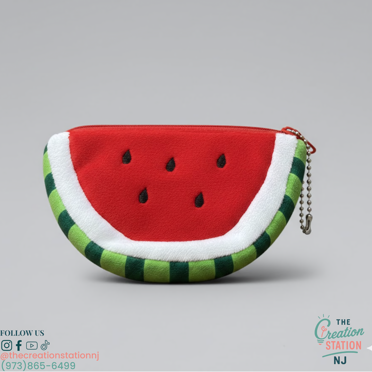 Cartoon Fruit Plush Coin Purse | The Creation Station NJ