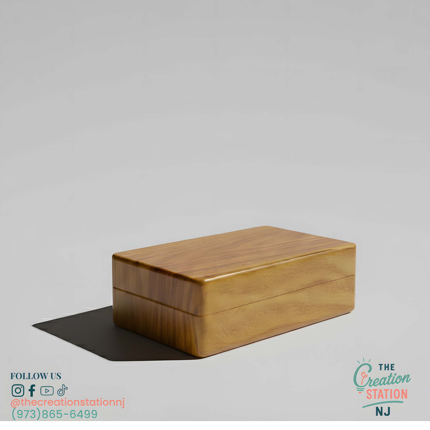 Acacia Wood Jewelry Box | The Creation Station NJ | The Creation Station NJ