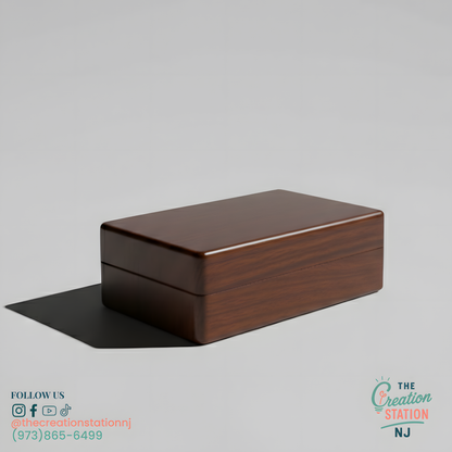 Acacia Wood Jewelry Box | The Creation Station NJ | The Creation Station NJ