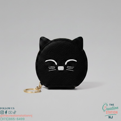 Adorable Cat Women's Coin Purse | The Creation Station NJ