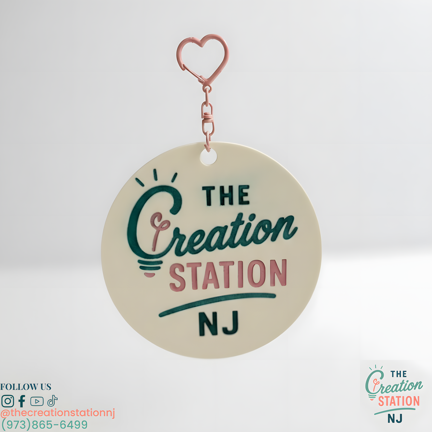 Custom Small Business Bag Tags – Laser Cut & Engraved | The Creation Station NJ