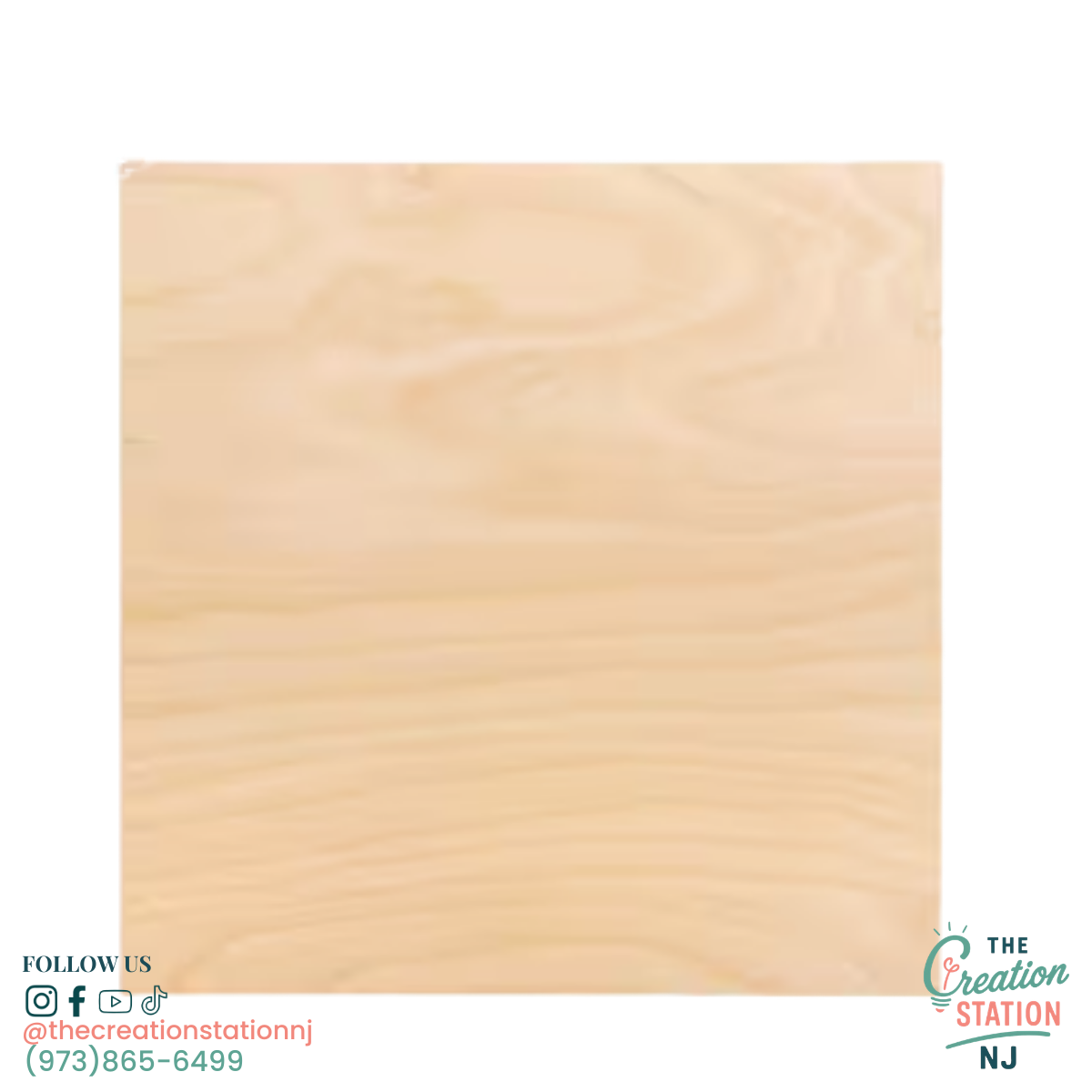 Custom 1/8" Laser Cut Plywood & Acrylic Sheets | The Creation Station NJ