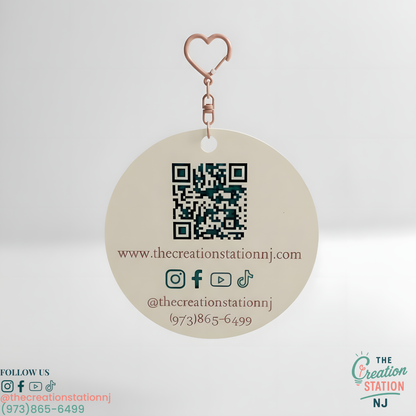 Custom Small Business Bag Tags – Laser Cut & Engraved | The Creation Station NJ