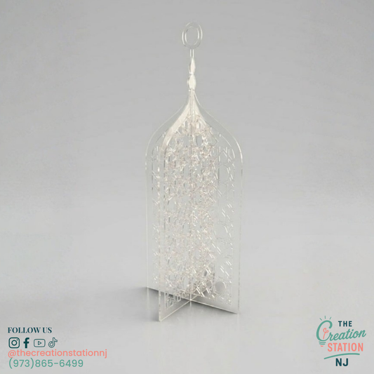 Personalized Mosque Silhouette Tabletop Display Set | Personalized by The Creation Station NJ