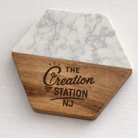Wood Station — Coaster Creative Experience - 4 Coasters